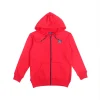 Gini And Jony Boys Red Graphic Print Cotton Knits Jacket Full Sleeves