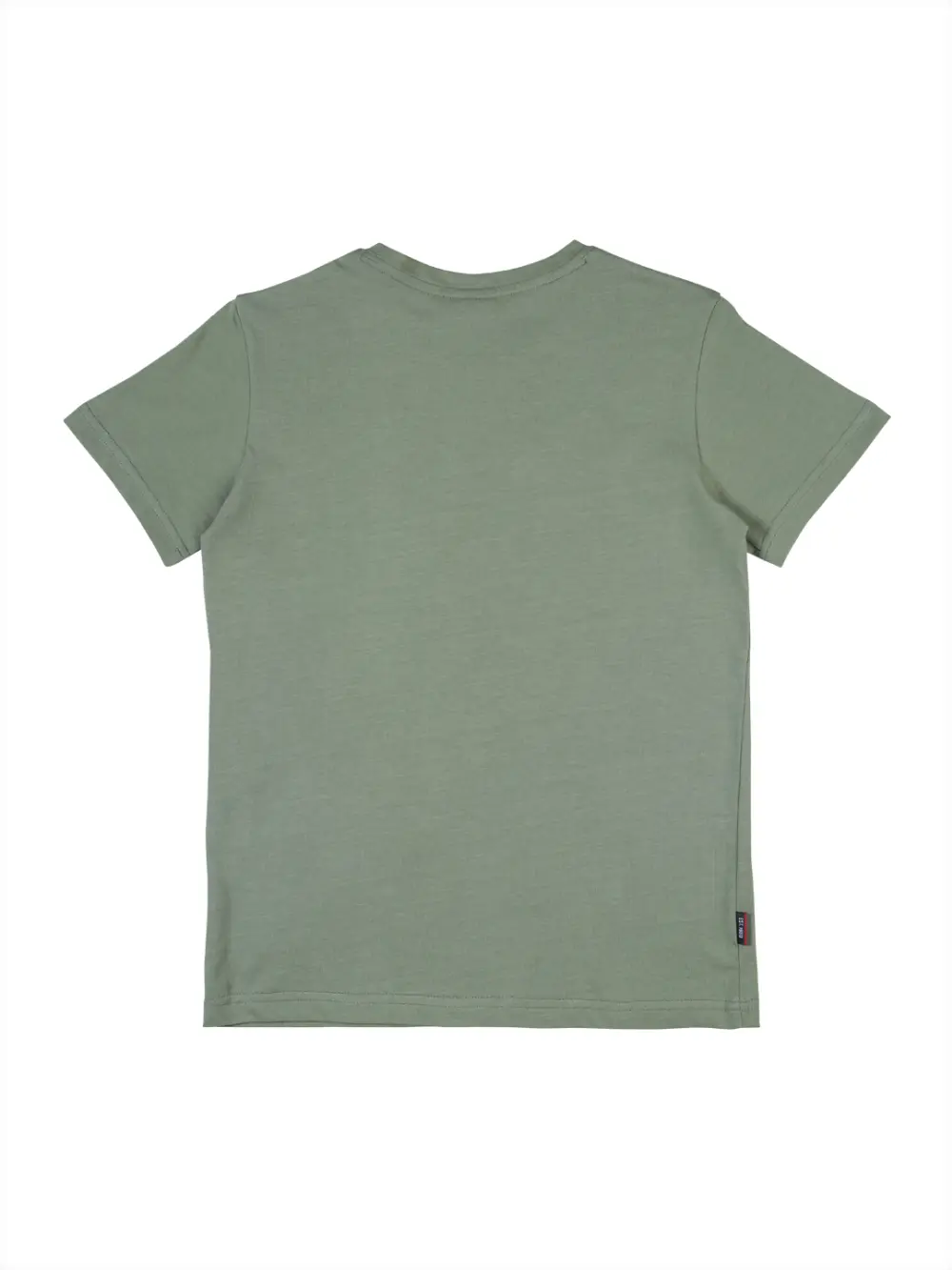 Gini And Jony Boys Olive Typographic Print Cotton T-Shirt Half Sleeves