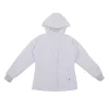Gini And Jony Girls White Typographic Print Taffeta Heavy Winter Jacket Full Sleeves