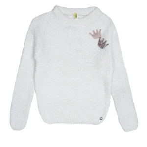 Gini And Jony Cotton Full Sleeves Pullover Logo Print