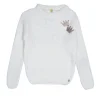 Gini And Jony Cotton Full Sleeves Pullover Logo Print