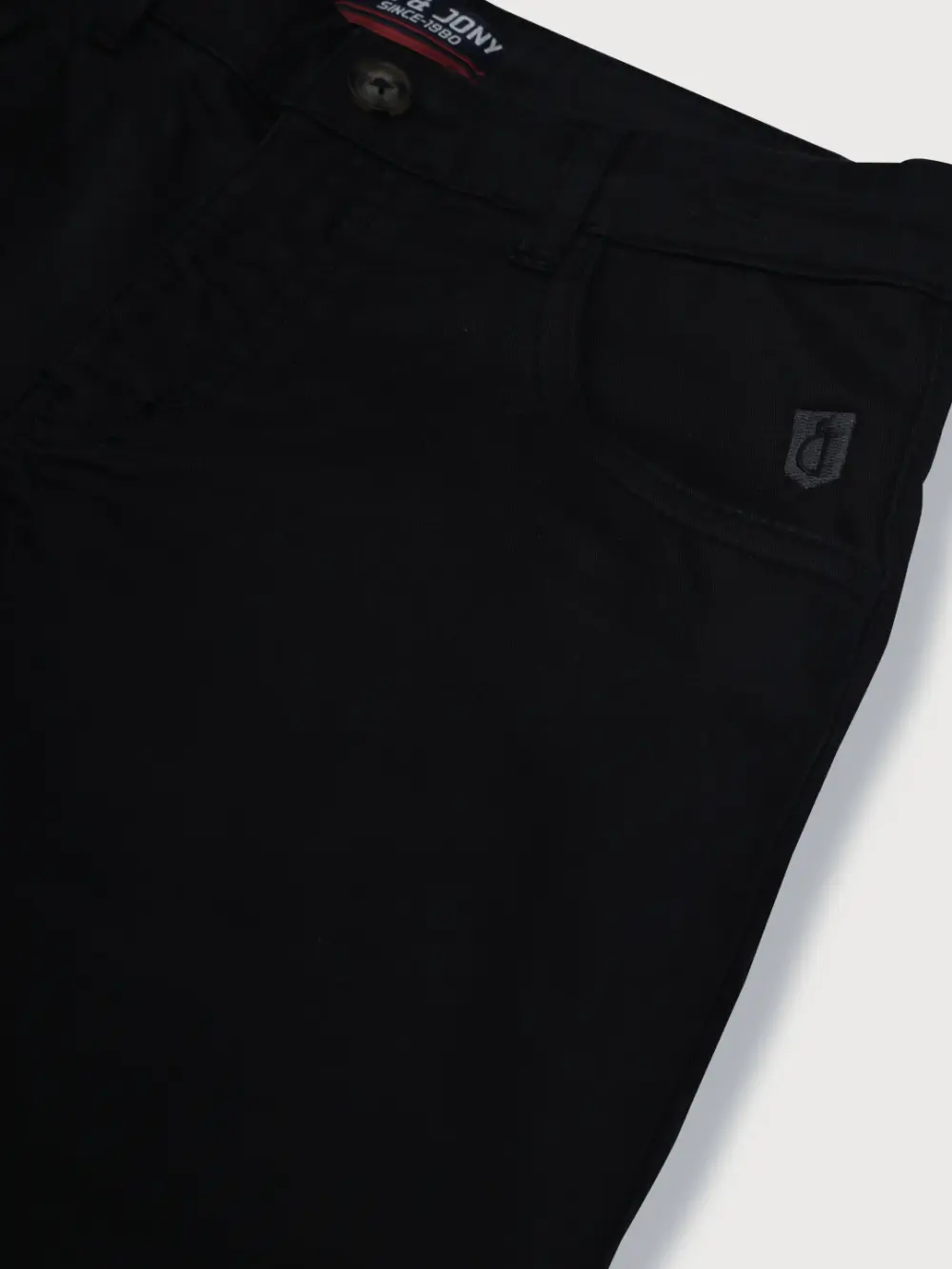 Gini And Jony Boys Black Solid Cotton Bermuda Fixed Waist