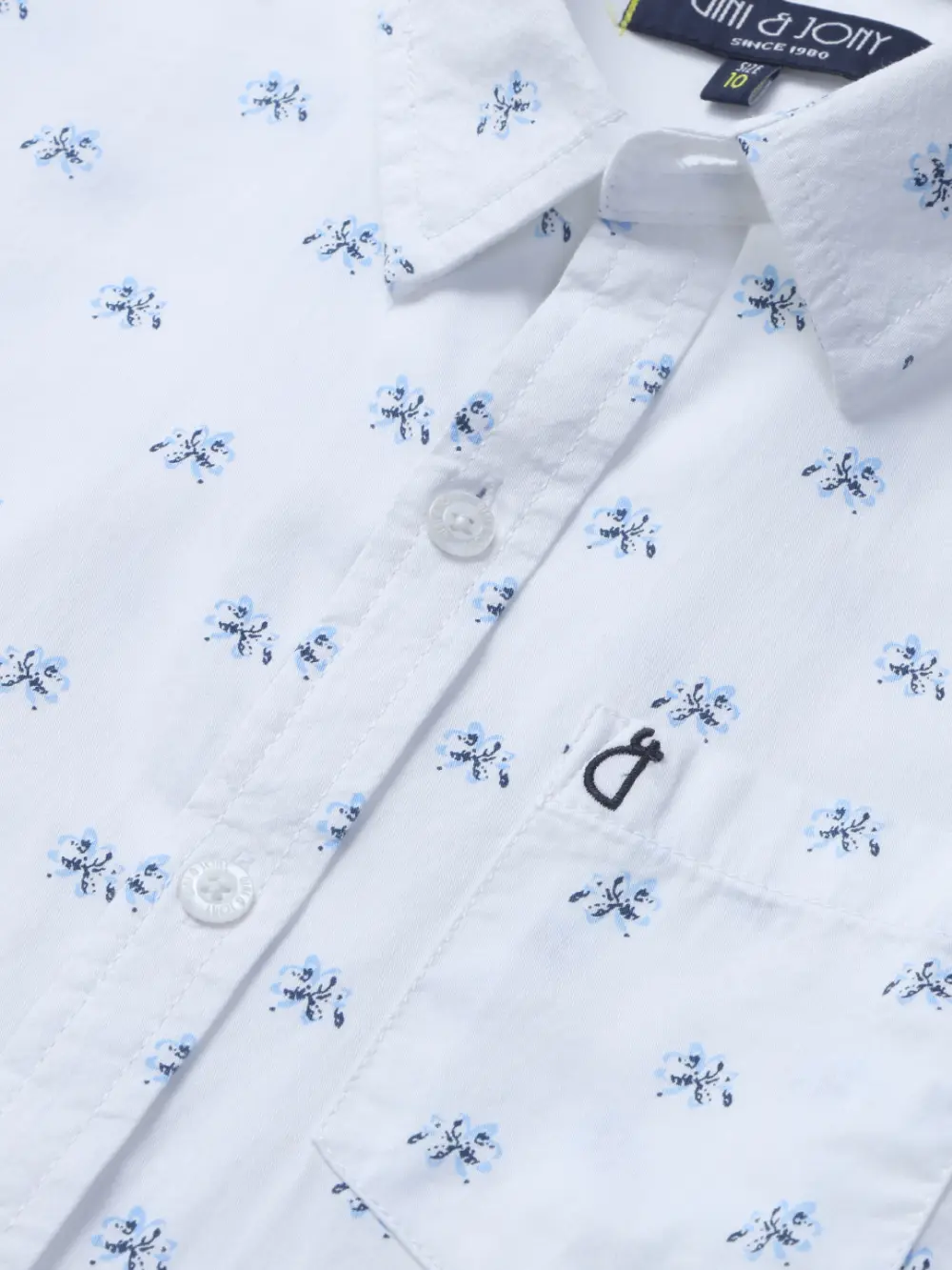 Gini & Jony Boys White Shirt