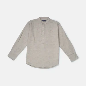 Gini And Jony Boys Solid Cotton Shirt
