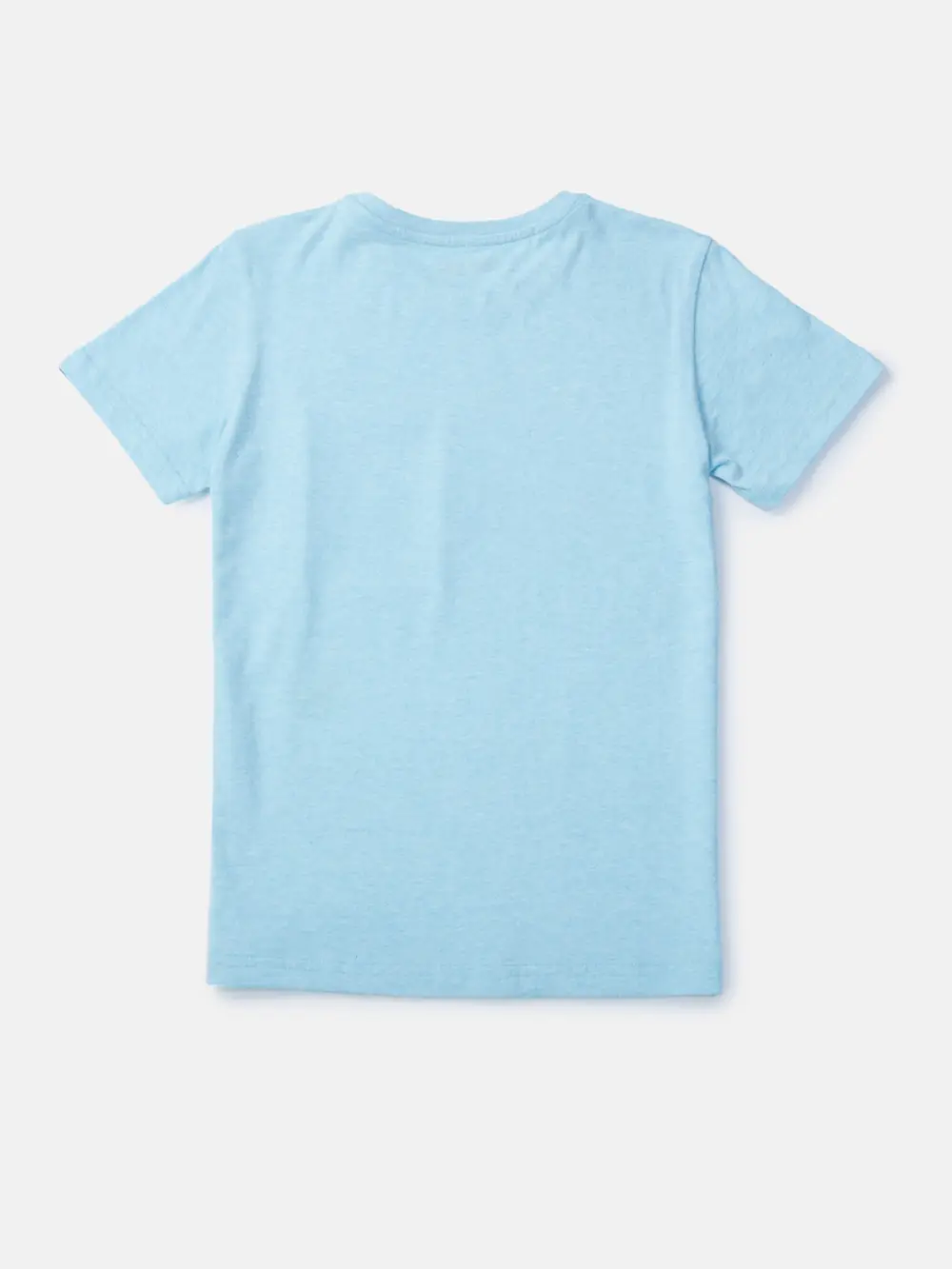 Gini And Jony Boys Blue Graphic Print Cotton T-Shirt Half Sleeves