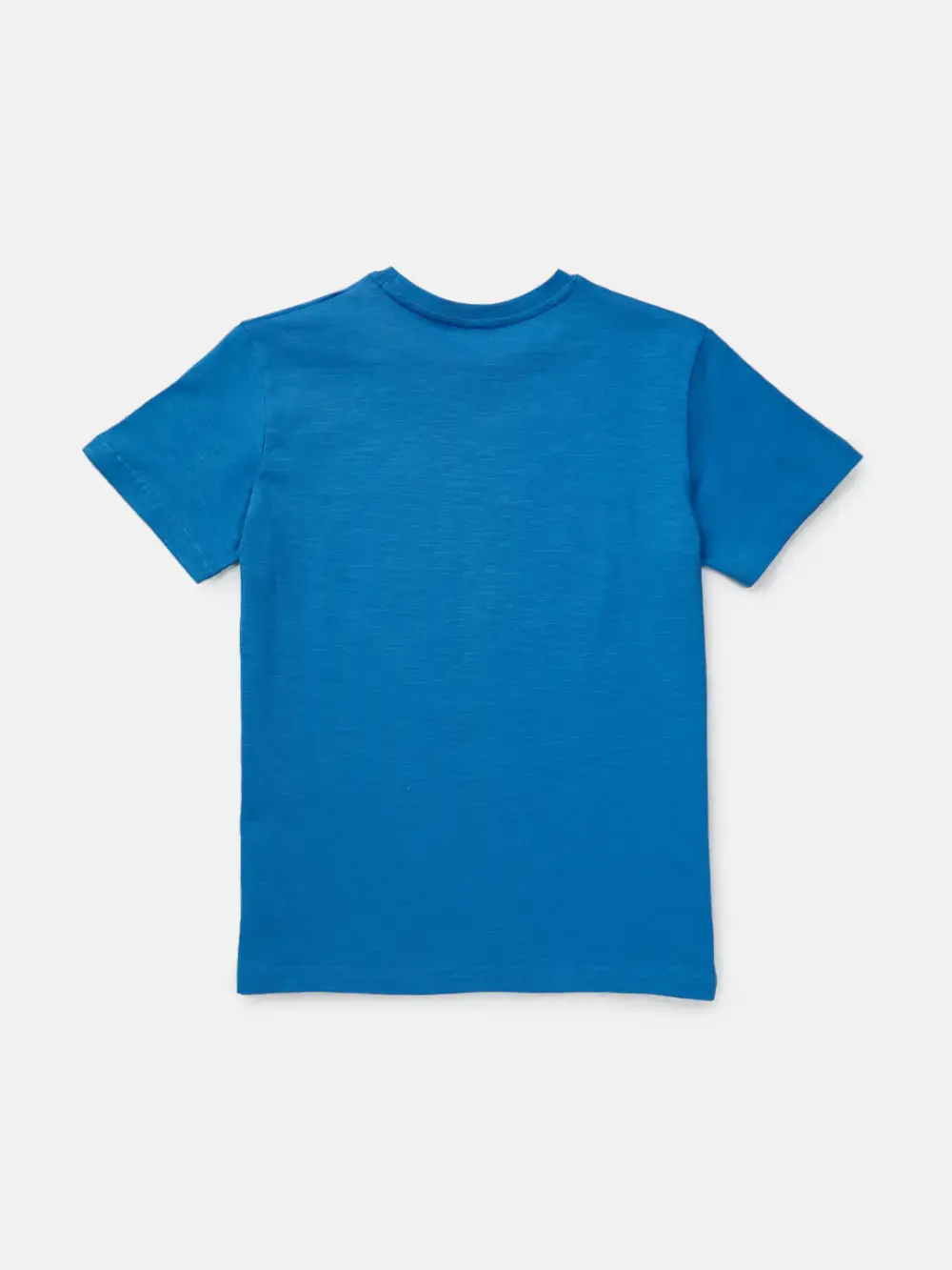 Gini & Jony Boys’ Blue T-Shirt Knitshand-Wash Regular Fit