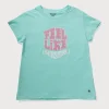 Gini & Jony Girls Light Blue Printed T-Shirt