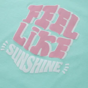 Gini & Jony Girls Light Blue Printed T-Shirt