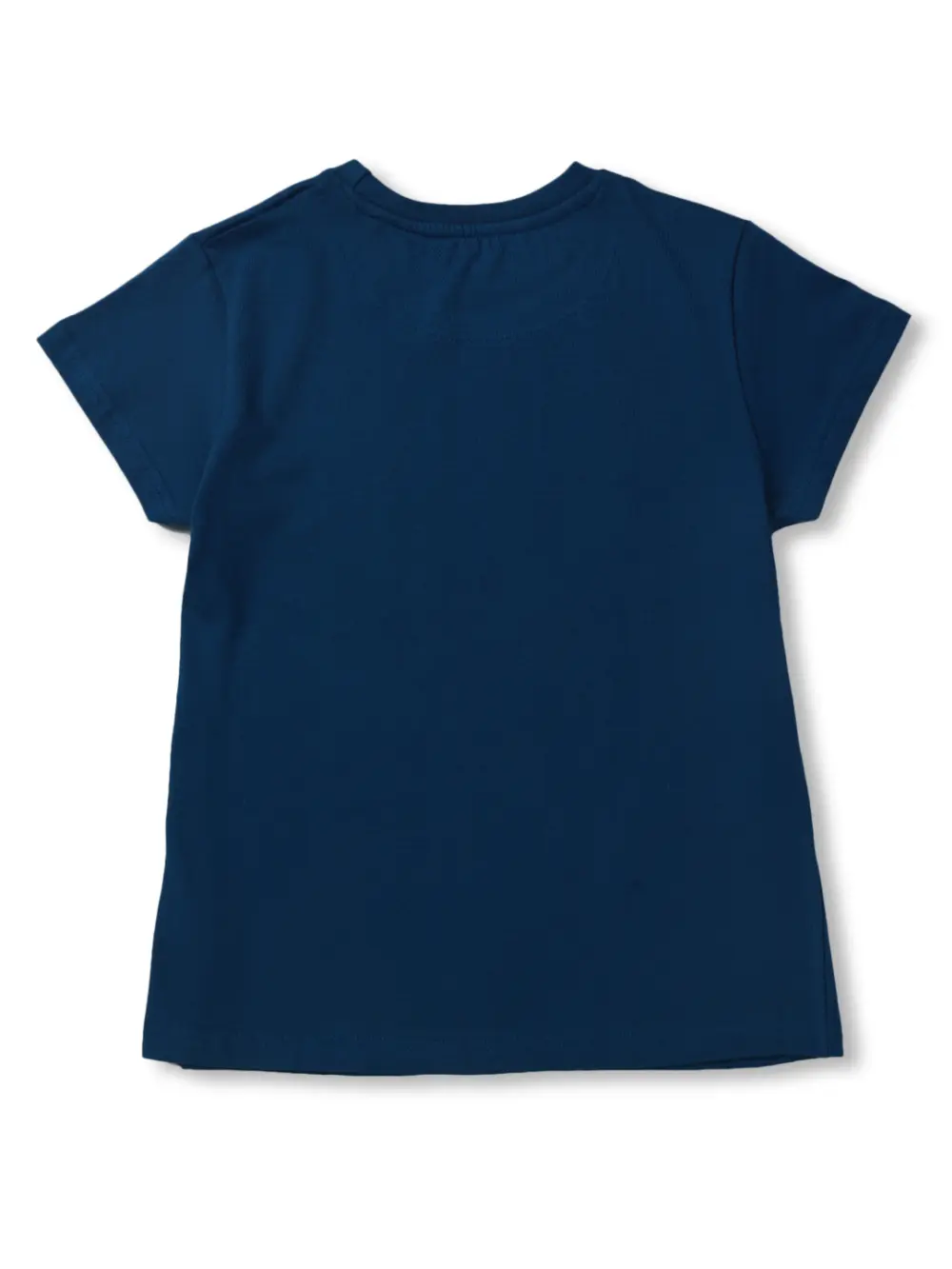 Gini And Jony Girls Navy Blue Printed Cotton Knits Top Half Sleeves 9-12 Months