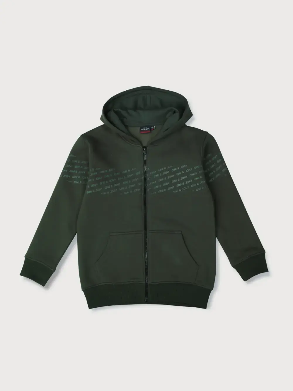 Boys Printed Fleece Knits Jacket