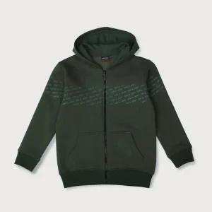 Boys Printed Fleece Knits Jacket