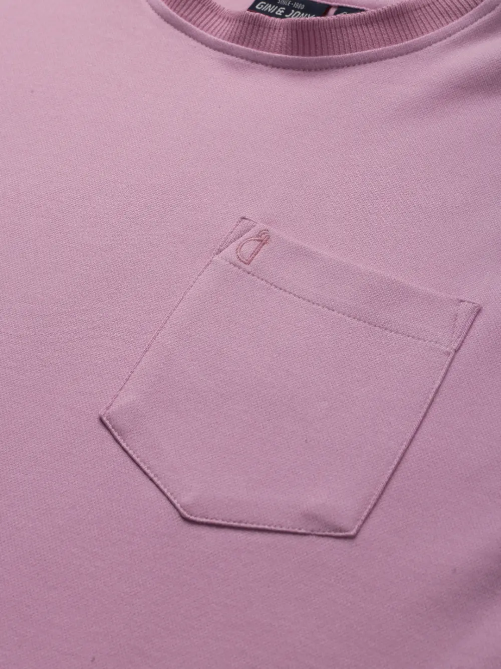 Gini & Jony Boys Pink Solid Sweatshirt