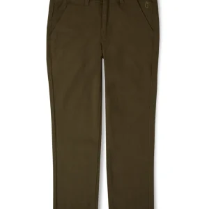 Gini & Jony Boys Solid Cotton Fixed Waist Trouser