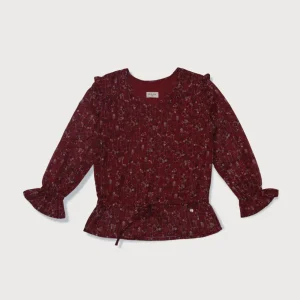 Baby Girls Casual Polyester Blend Blouson Top