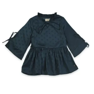 Baby Girls Casual Polyester Blend Blouson Top