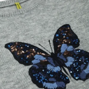 Gini And Jony Cotton Full Sleeves Pullover Logo Print