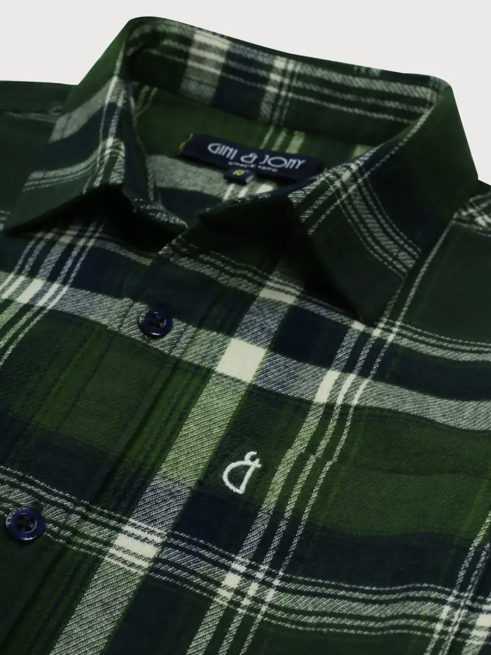 Gini And Jony Boys Solid Cotton Shirt