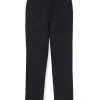 Gini And Jony Boys Black Solid Cotton Trouser Fixed Waist