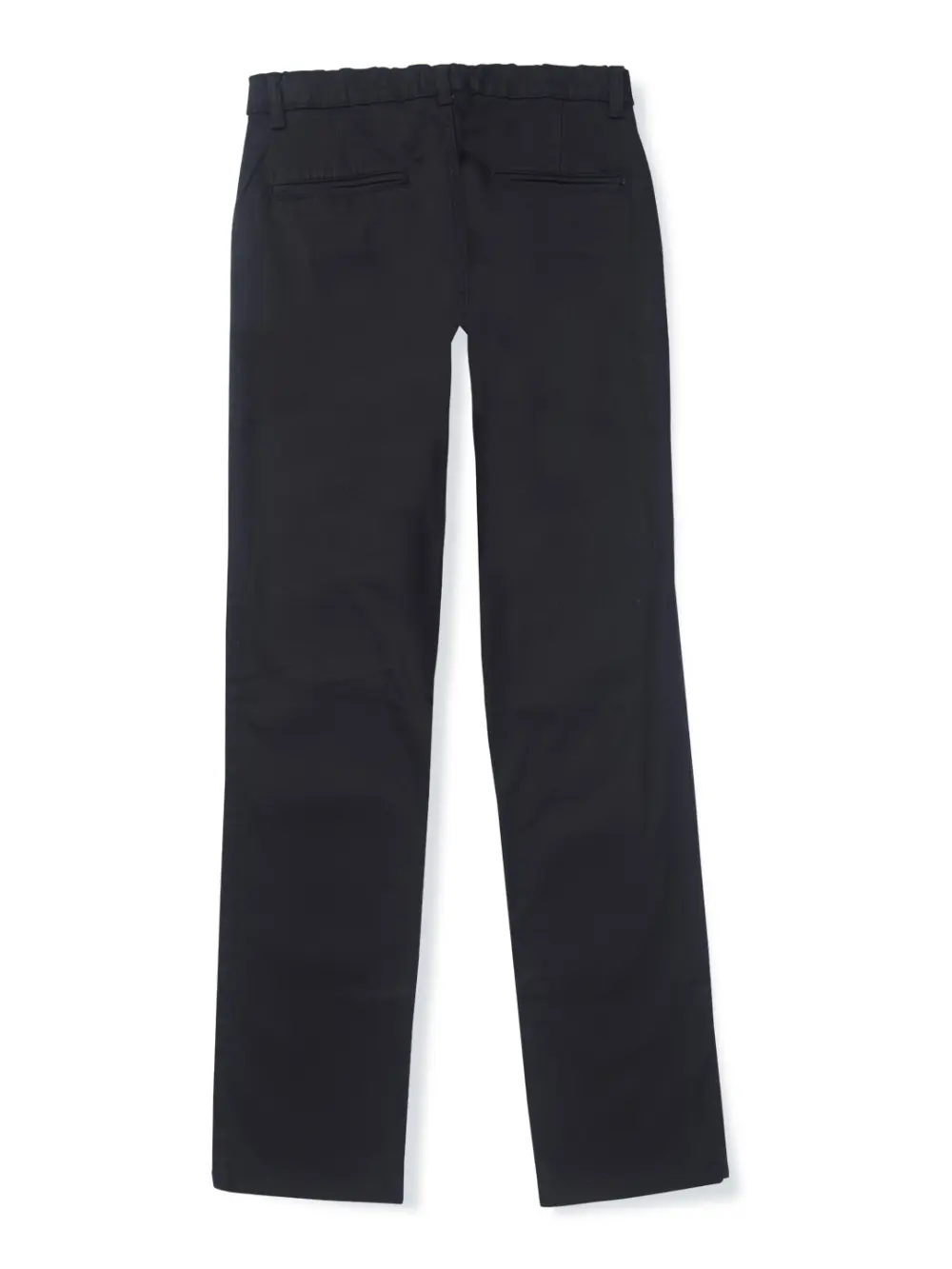 Gini And Jony Boys Black Solid Cotton Trouser Fixed Waist
