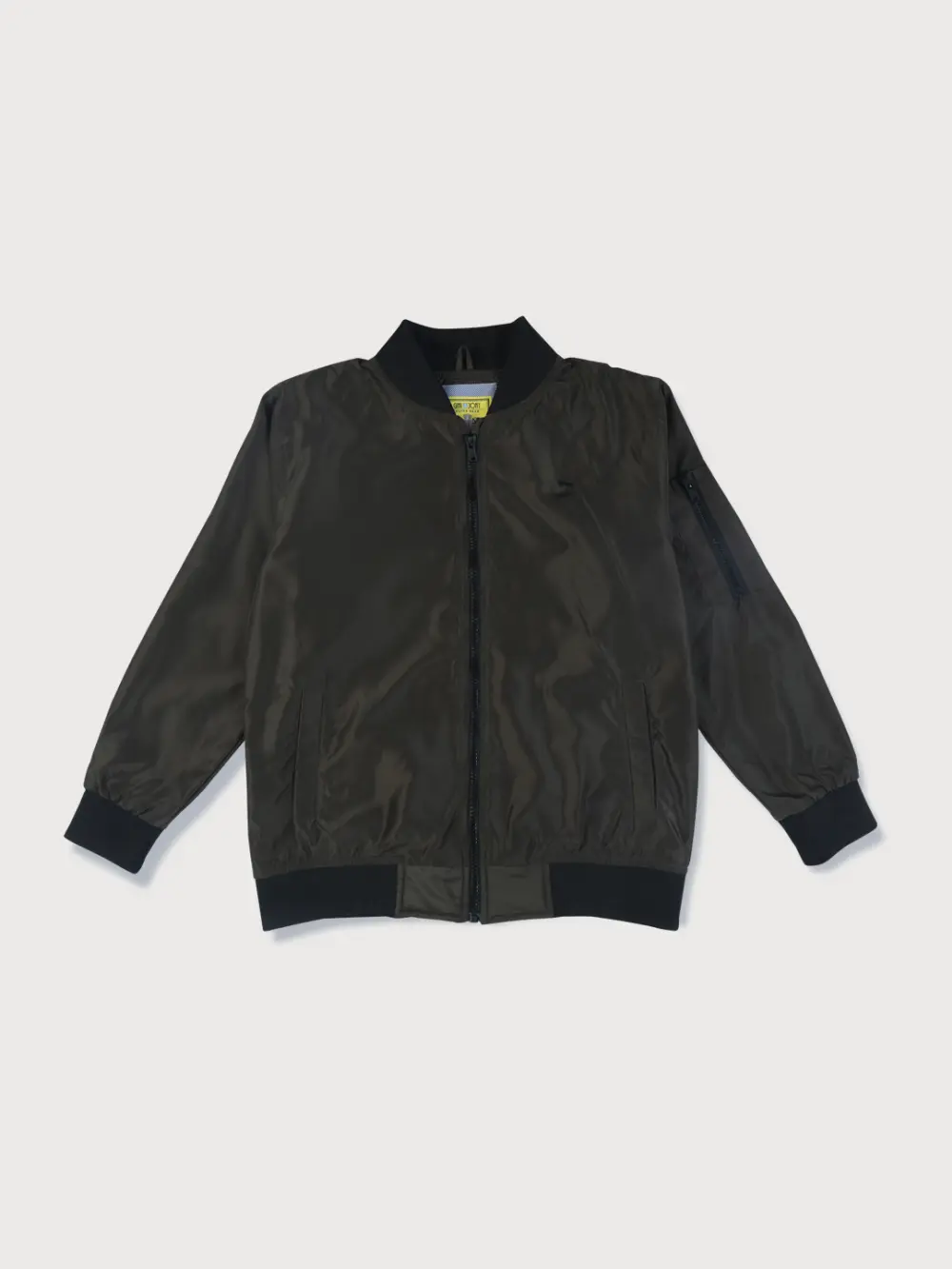 Typography Lightweight Varsity Jacket