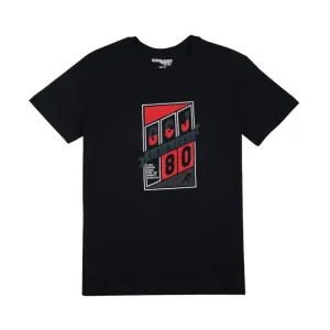 Gini & Jony Boys Blue Printed Cotton T-Shirt Half Sleeves