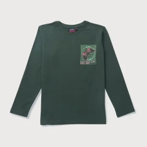 Gini & Jony Boys Printed Cotton Blend Regular T Shirt
