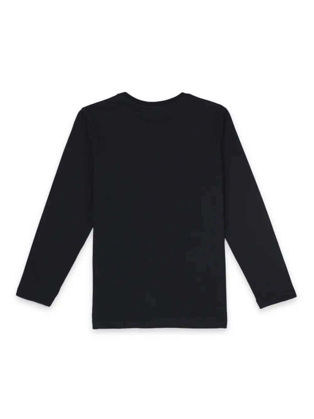 Gini And Jony Boys Navy Graphic Print Cotton T-Shirt Full Sleeves