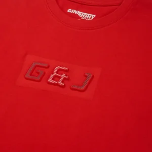 Gini & Jony Boys Red Solid Cotton Half Sleeves T-Shirt