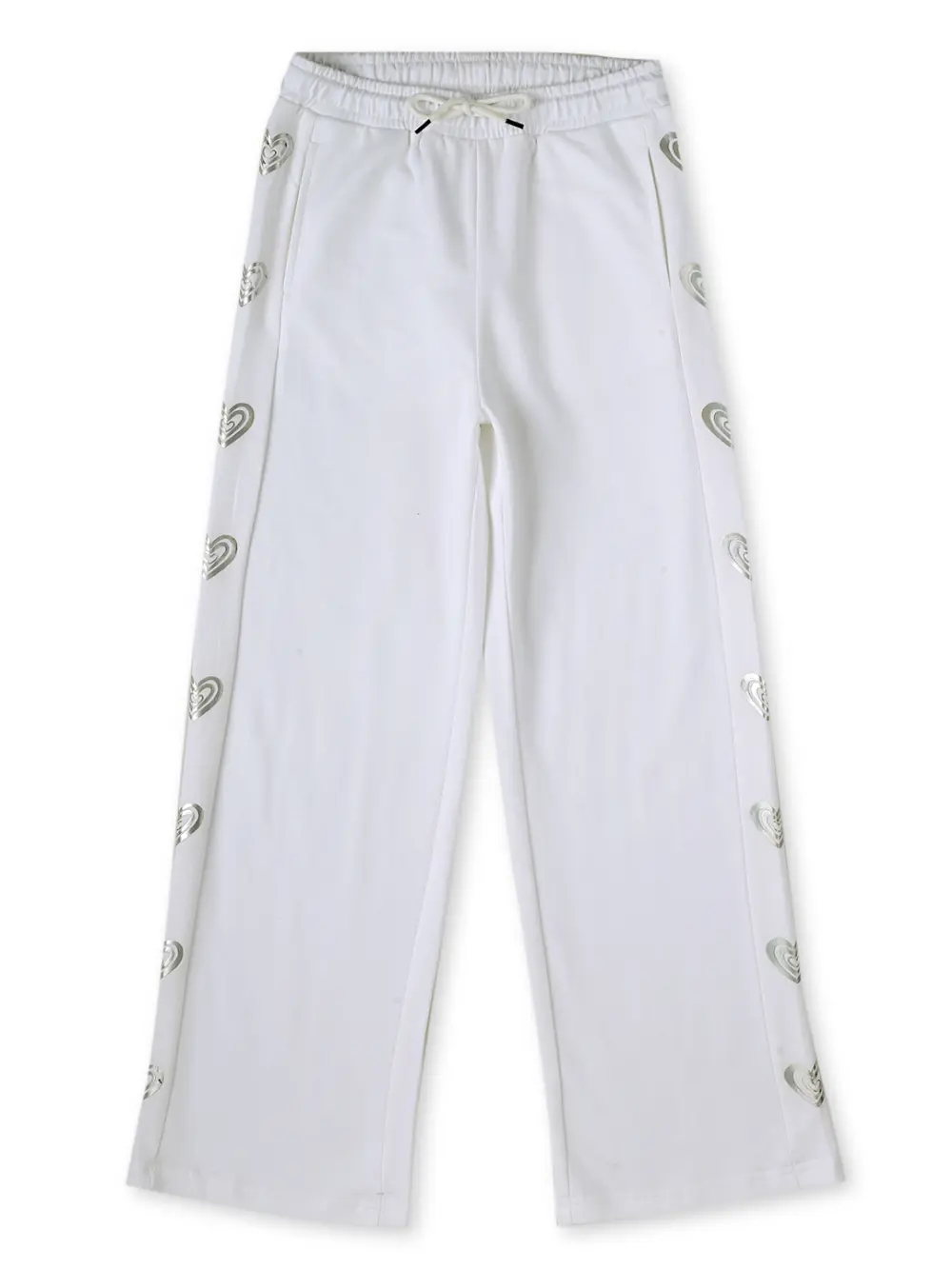 Gini & Jony Girls Orange Camouflage Knits Elasticated Track Pant