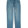 Gini & Jony Boys Blue Washed Denim Elasticated Jeans