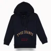 Gini And Jony Boys Navy Blue Typographic Print Cotton Sweat Shirt Full Sleeves