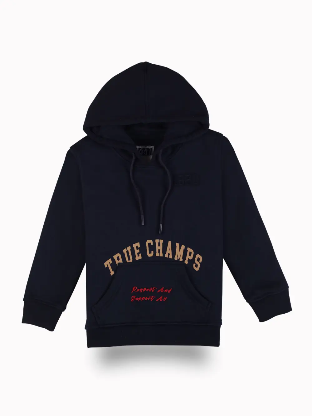 Gini And Jony Boys Navy Blue Typographic Print Cotton Sweat Shirt Full Sleeves