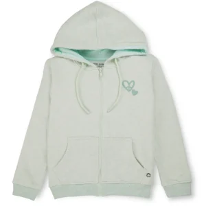 Gini And Jony Girls Green Solid Fleece Full Sleeves Knits Jacket