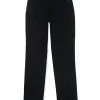 Gini And Jony Boys Black Solid Cotton Trouser Fixed Waist
