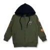Gini And Jony Boys Green Solid Cotton Full Sleeves Knits Jacket