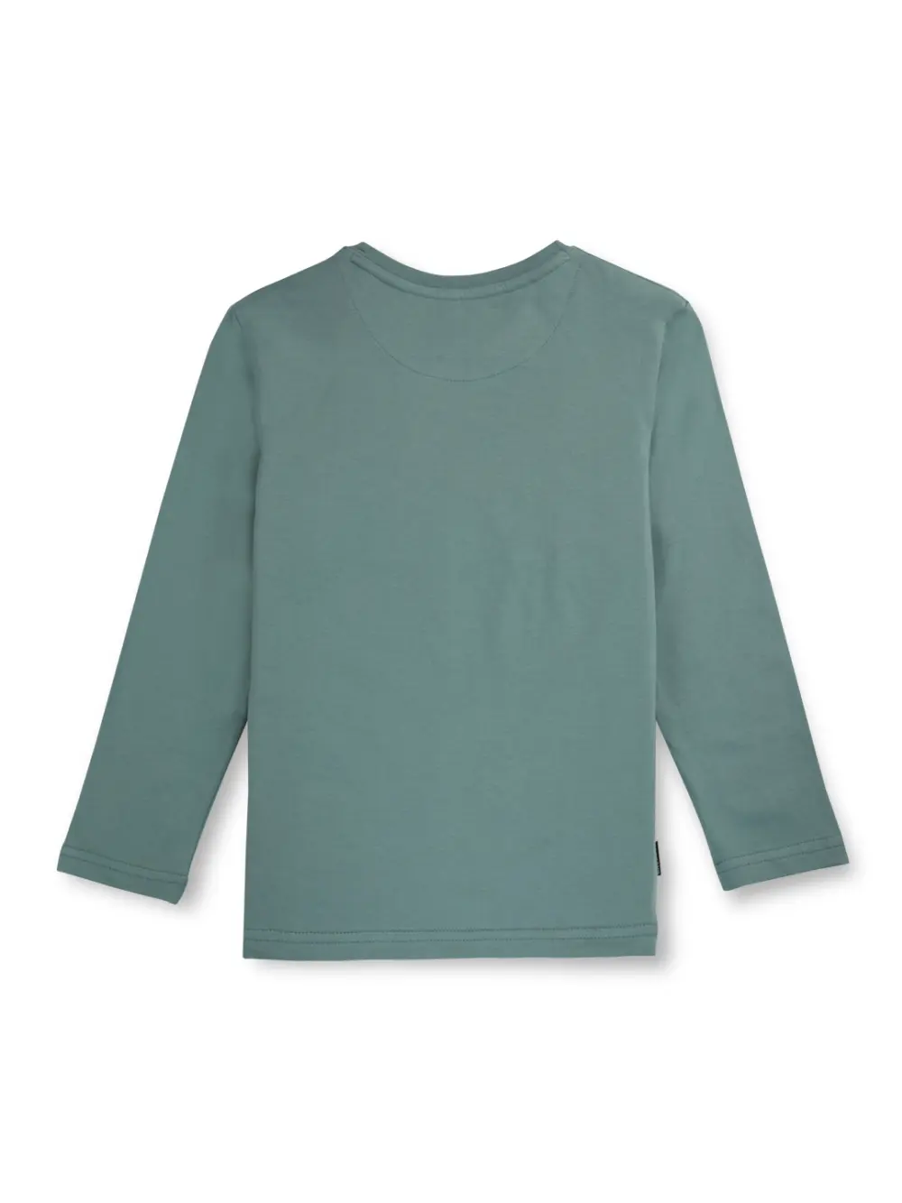 Gini And Jony Boys Green Solid Cotton Full Sleeves T-Shirt