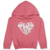 Gini And Jony Girls Pink Typographic Print Cotton Knits Top Full Sleeves 9-12M