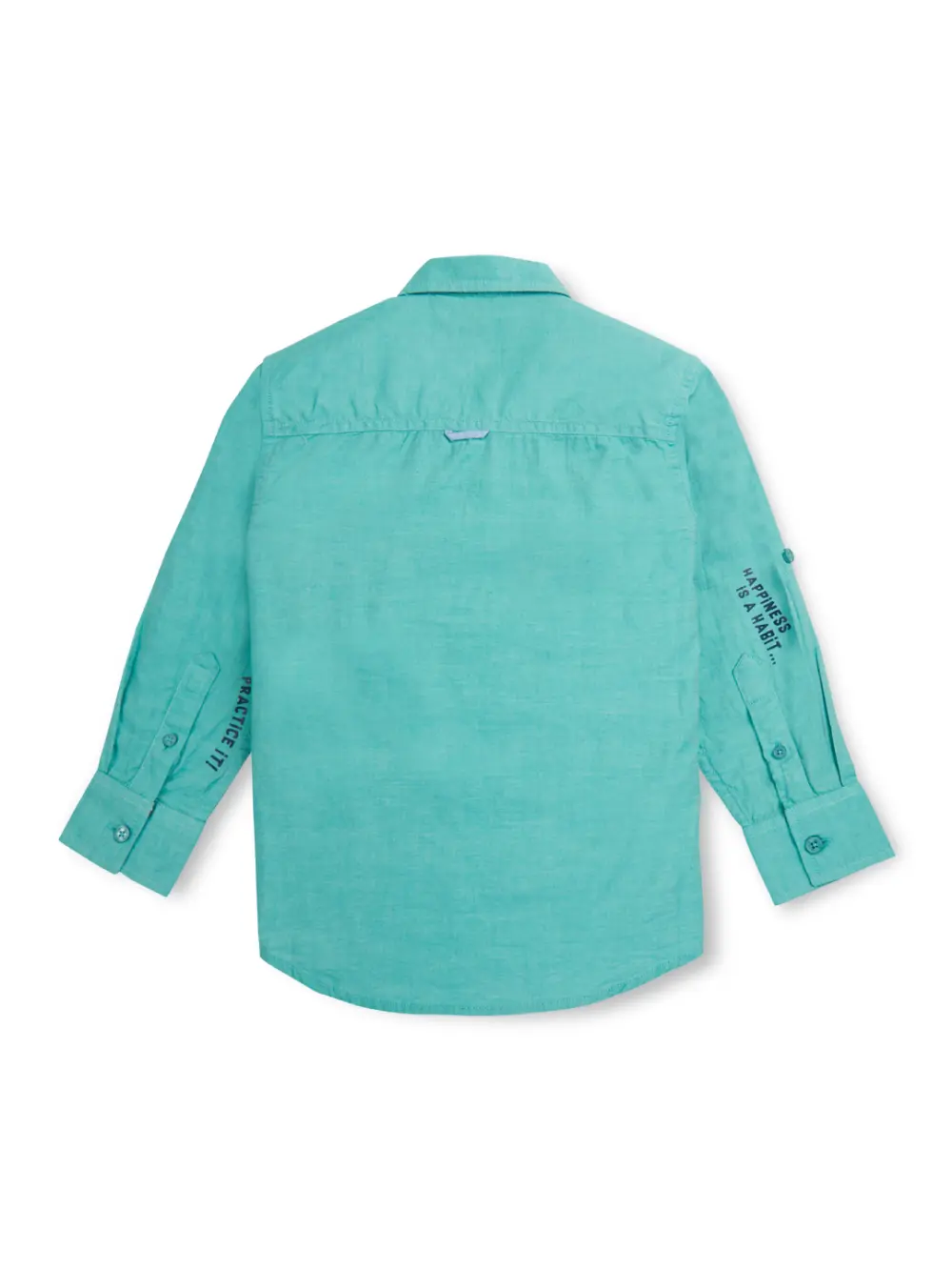Gini And Jony Boys Solid Cotton Shirt