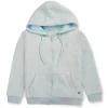 Gini And Jony Girls Blue Embroidery Cotton Knits Jacket Full Sleeves 5-6Y