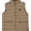 Gini And Jony Boys Brown Solid Polyster Full Sleeves Heavy Winter Jacket