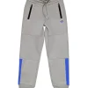 Gini And Jony Boys Grey Logo Cotton Track Pant Elasticated