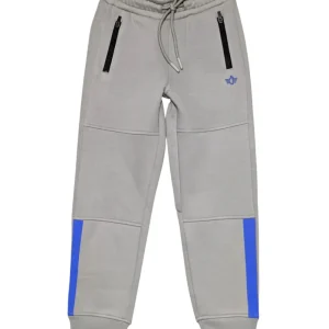 Gini And Jony Boys Grey Logo Cotton Track Pant Elasticated