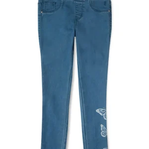Girls Grey Knits Solid Jeggings
