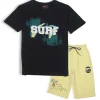 Gini & Jony Boys Multicolor Printed Cotton Co-Ordinate Set