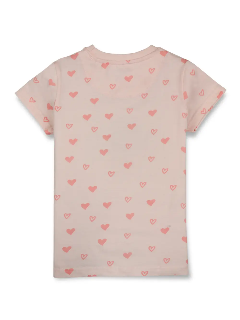 Gini And Jony Girls Pink Printed Knits Top Half Sleeves 3-4Y