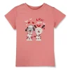 Gini And Jony Girls Cotton Round Neck Half Sleeves Knits Top