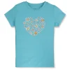 Gini And Jony Girls Cotton Round Neck Half Sleeves Knits Top