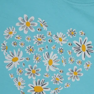 Gini And Jony Girls Cotton Round Neck Half Sleeves Knits Top