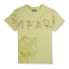 Gini & Jony Boys' Blue T-Shirt Knitshand-Wash Regular Fit