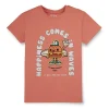 Gini & Jony Boys' Blue T-Shirt Knitshand-Wash Regular Fit
